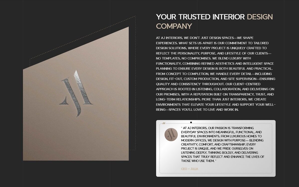 AJ Interior Designs